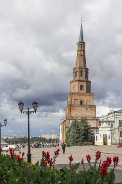 Kazan Kremlin 'deki Syuyumbike Kulesi