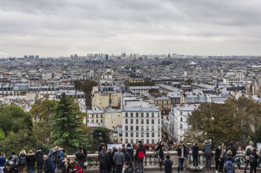 Montmartre, Fransa 'dan Paris manzarası