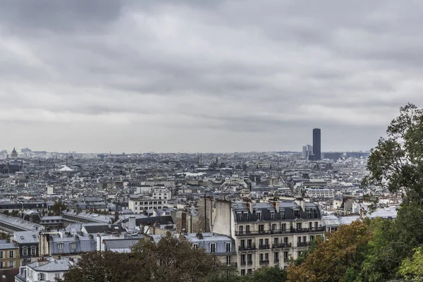 Blick Auf Den Maine Montparnasse Tower Vom Montmartre Aus — Stockfoto