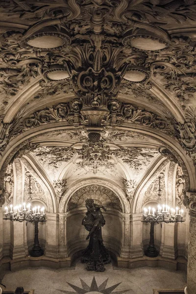 Die Statue Palais Garnier Paris 2018 Frankreich — Stockfoto