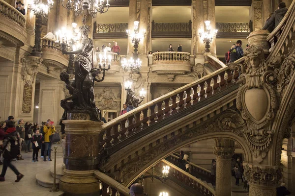 Paris 2018 Fransa Daki Palais Garnier Opera Binası Nın Ana — Stok fotoğraf