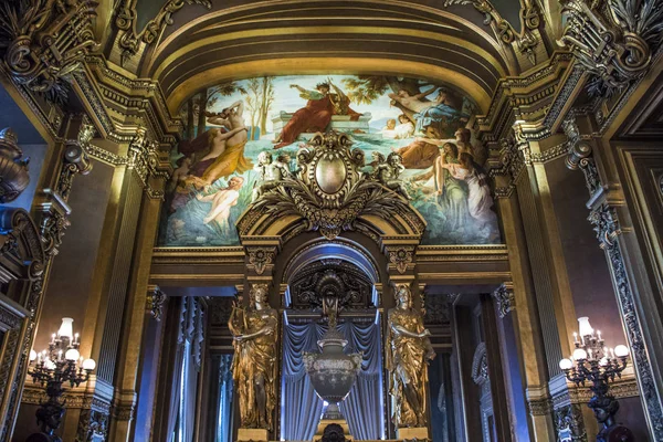 Die Decke Des Foyers Pariser Opernhaus Palais Garnier — Stockfoto