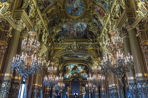 Die Decke Des Foyers Opernhaus Palais Garnier — Stockfoto