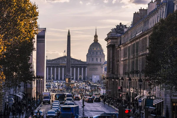 View Concorde Square Madeleine Church Paris France — Stock Photo, Image