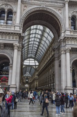 Vittorio Emanuele II Galerisi Milano, İtalya