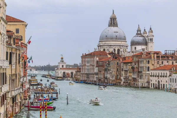 Famosa Vista Gran Canal Venecia — Foto de Stock