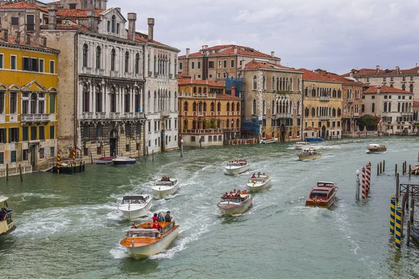 Nombreux Bateaux Venise — Photo