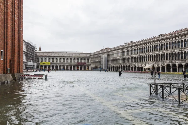 San Marco Square Cataclysm — Stock Photo, Image
