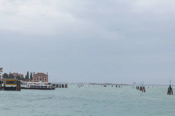 Canal Grande Venedig Italien November 2018 — Stockfoto