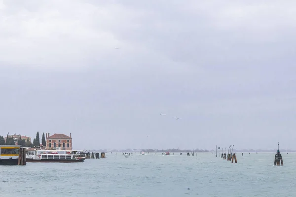 Canal Grande Wenecja Włochy Listopad — Zdjęcie stockowe