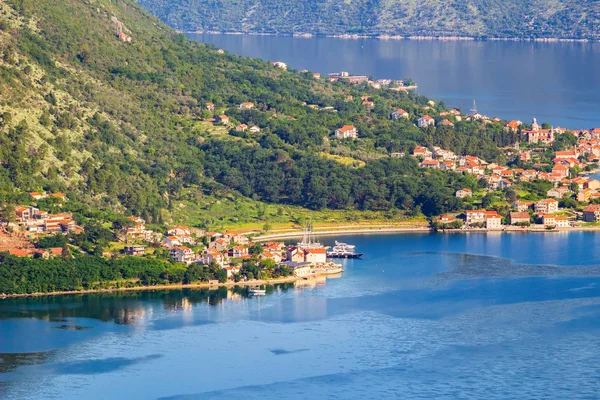 View Old European City Boka Kotor Bay Adriatic Sea Montenegro — 스톡 사진
