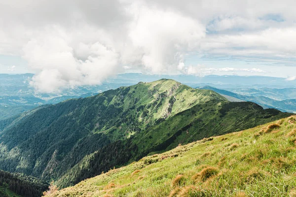 Landschap Van Wilde Natuur Bergen Schilderachtige Hooglanden Karpaten — Stockfoto