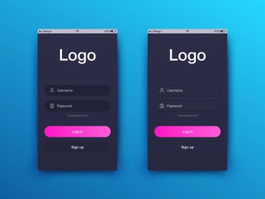 Ekranlar ve web kavramı vektör çizimi