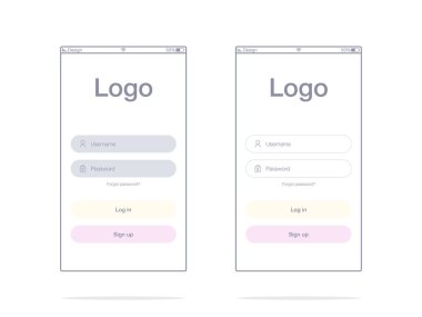 Ekranlar ve web kavramı vektör çizimi