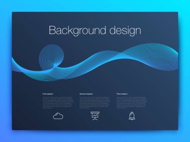 Fütüristik Kullanıcı arabirimi. UI teknoloji arka plan vektör