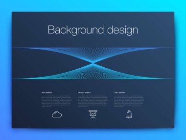 Fütüristik Kullanıcı arabirimi. UI teknoloji arka plan vektör