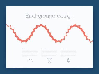 Fütüristik Kullanıcı arabirimi. UI teknoloji arka plan vektör