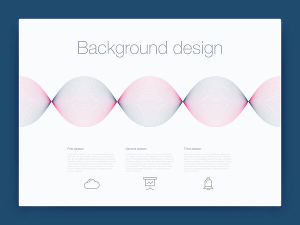 Futuristic user interface. UI Technology background vector