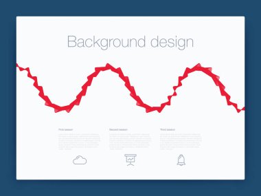 Fütüristik Kullanıcı arabirimi. UI teknoloji arka plan vektör