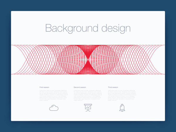 Futuristic user interface. UI Technology background vector