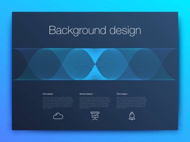 Fütüristik Kullanıcı arabirimi. UI teknoloji arka plan vektör