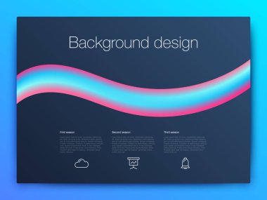 Fütüristik Kullanıcı arabirimi. UI teknoloji arka plan vektör