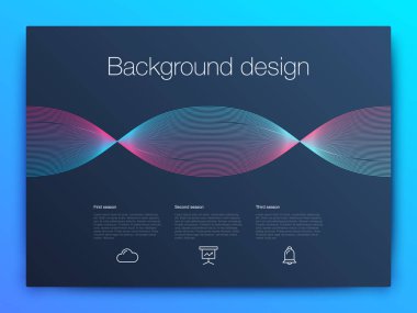 Fütüristik Kullanıcı arabirimi. UI teknoloji arka plan vektör