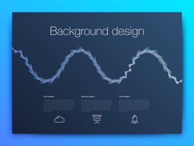 Fütüristik Kullanıcı arabirimi. UI teknoloji arka plan vektör