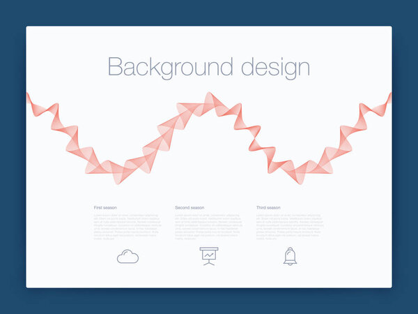 Futuristic user interface. UI Technology background vector