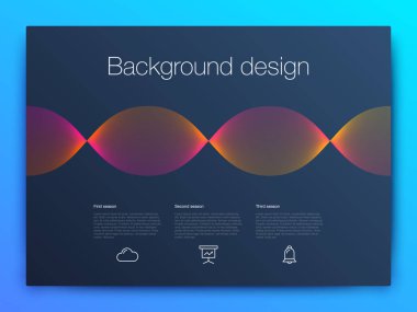 Fütüristik Kullanıcı arabirimi. UI teknoloji arka plan vektör