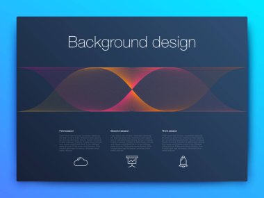 Fütüristik Kullanıcı arabirimi. UI teknoloji arka plan vektör
