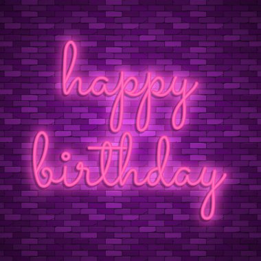 Neon ışık vektör yazı, borsa. Renk tasarımı