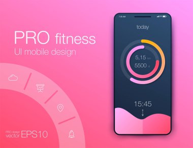 Cep telefonu kullanma analytics için. Hisse senedi vektör
