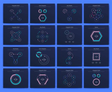 İş illüstrasyonu için infografik vektör broşür üyrã1/4cÃ1/4 elemanlarÄ±