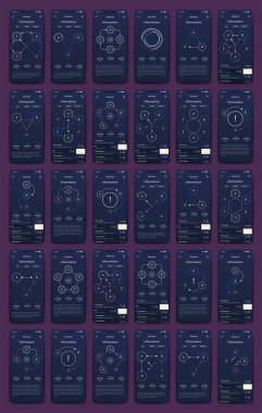 İş broşürleri için modern bilgi vektör unsurları. Web sitesi, mobil tasarım, reklam ve pazarlamada kullanın. Pasta grafikleri, çizgi grafikleri, çubuk grafikleri ve zaman çizgileri.