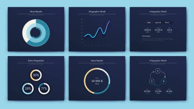 Büyük bir bilgi işleme elementleri seti. Bölüm 10. Broşür, web pankartı için bilgi