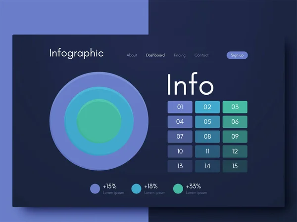 Vektorgrafik Infografik Vorlage Für Die Erstellung Mobiler Anwendungen Workflow Layout — Stockvektor