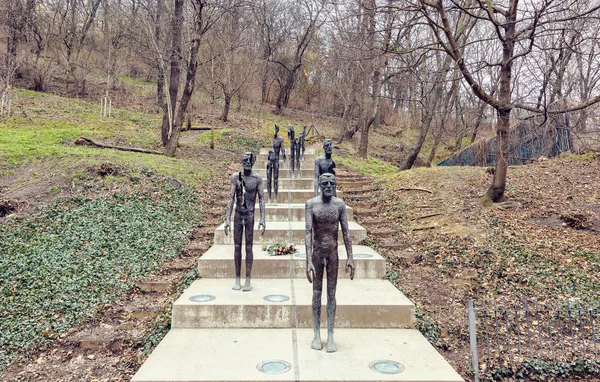 Prague Czech Republic March 2018 Memorial Victims Communism Made Sculptor — Stock Photo, Image