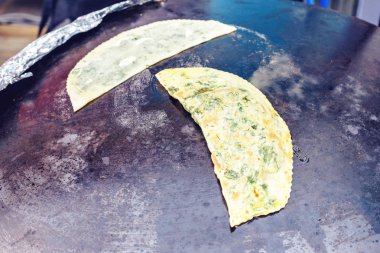 Türk pasta yerel Festivali fırında pişirme. Negatif kopya alanı, metin için yer. Kişinev, Moldova