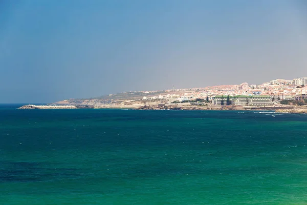 Ericeira Város Zöld Tengeri Portugália — Stock Fotó