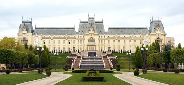 Palace Culture Iasi Main Square Romania — Stock Photo, Image