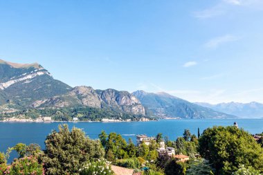 Oda dağlardan ile Como Gölü. Bellagio, İtalya