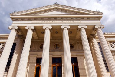 Bükreş, Romanya Romen Athenaeum tiyatro cephe