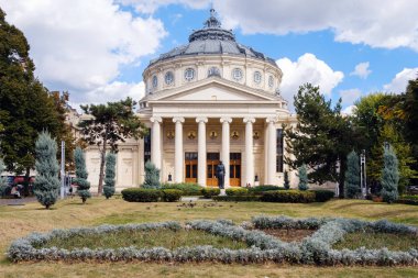 Bükreş, Romanya Romen Athenaeum tiyatro cephe