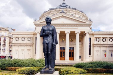 Bükreş, Romanya Romen Athenaeum tiyatro cephe