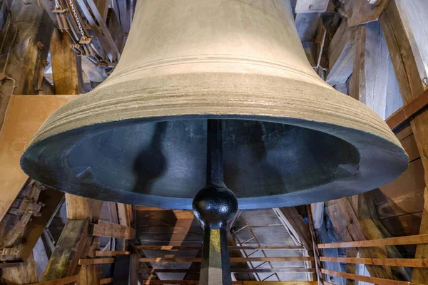 Una Campana Vieja Parte Superior Catedral Notre Dame París París — Foto de Stock