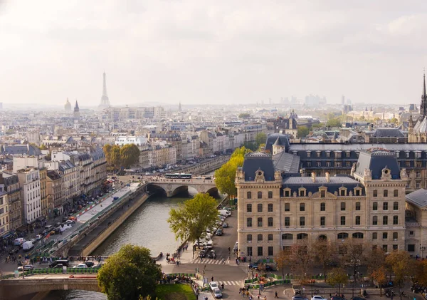 Vista Ciudad Desde Arriba París Francia — Foto de Stock