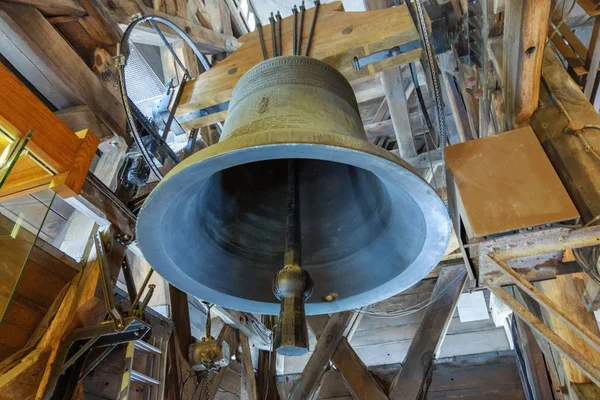 Egy Régi Bell Tetején Notre Dame Paris Cathedral Paris Franciaország — Stock Fotó