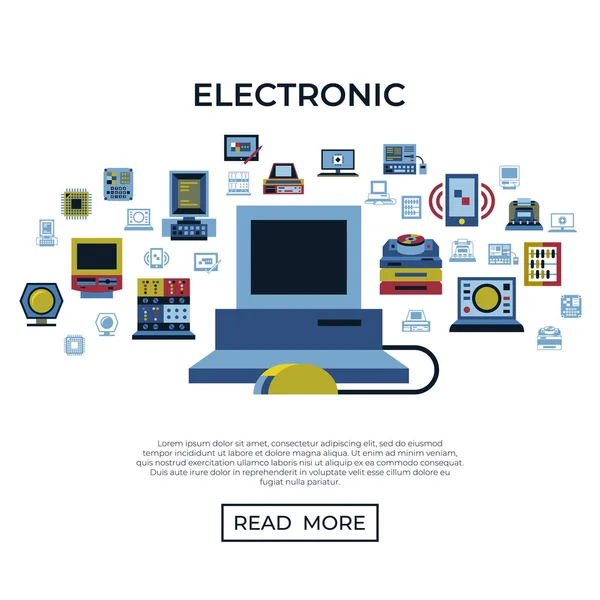 Digital Vetor Pessoal Computador Cronograma Tecnologia Ícones Definir Infográficos — Vetor de Stock