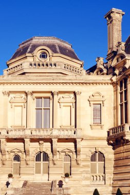 Chantilly kale ve conde müze görünümünü. Chantilly, Fransa